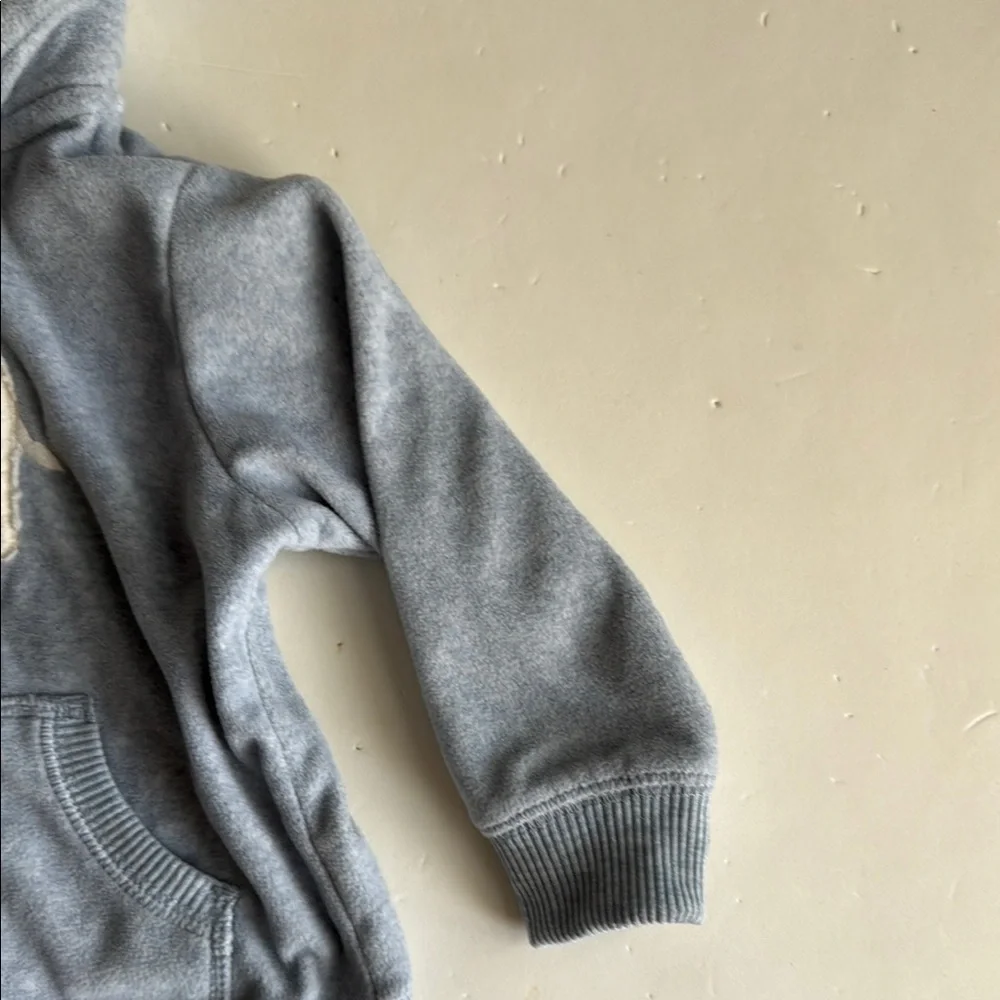 Carter’s Blue/Gray Elephant Zip-up Hoodie 12M
